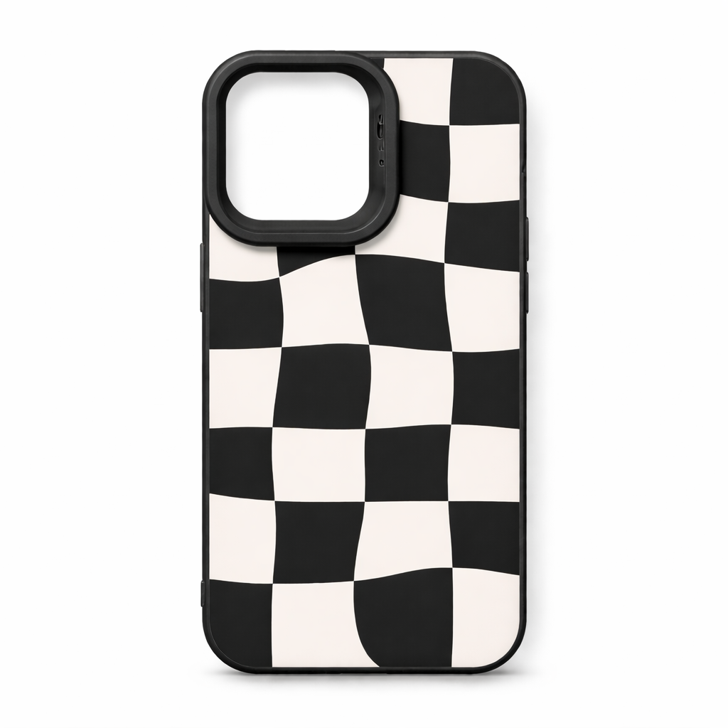 IPhone 15–17 Pro Max պատյան (case) – Իլյուզիոն շախմատ