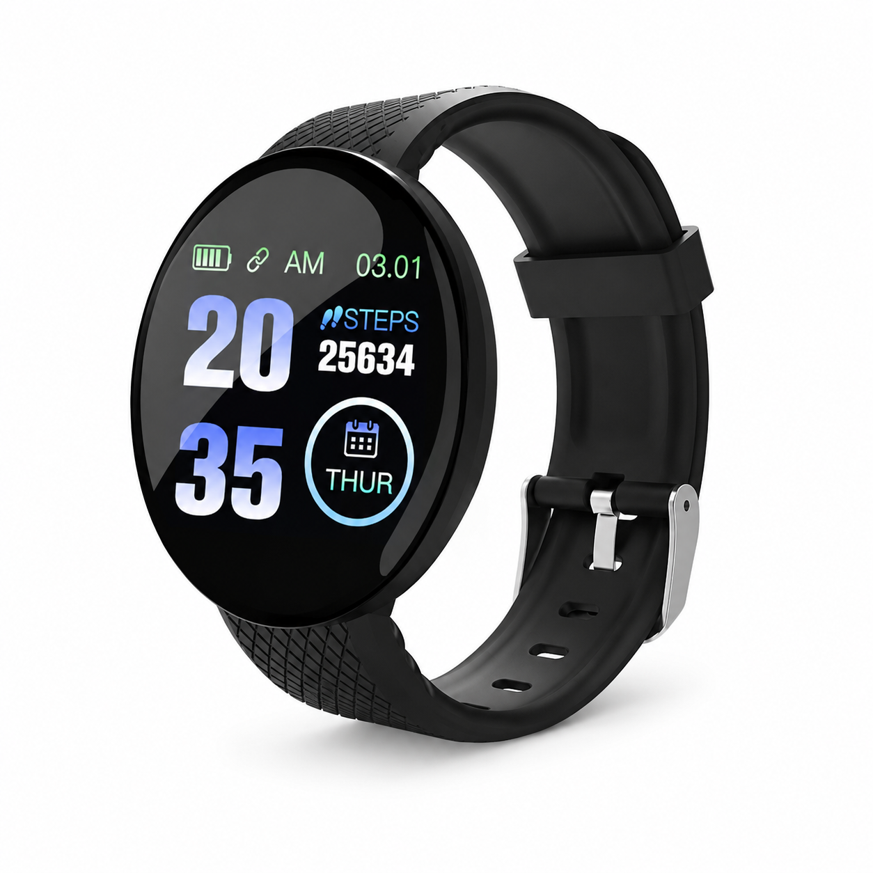 D18 սմարթ ժամացույց կլոր էկրանով (Fitness Smart Watch)