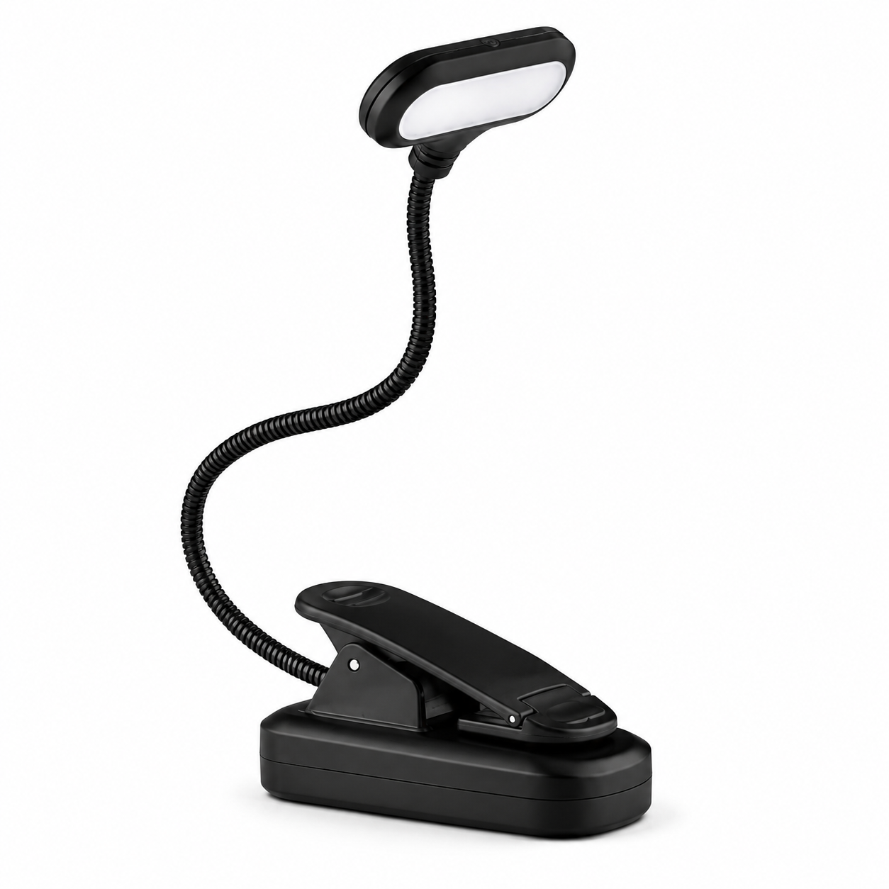 Գրքի կցվող LED լամպ ճկվող պարանոցով (Clip-On LED Book Light)
