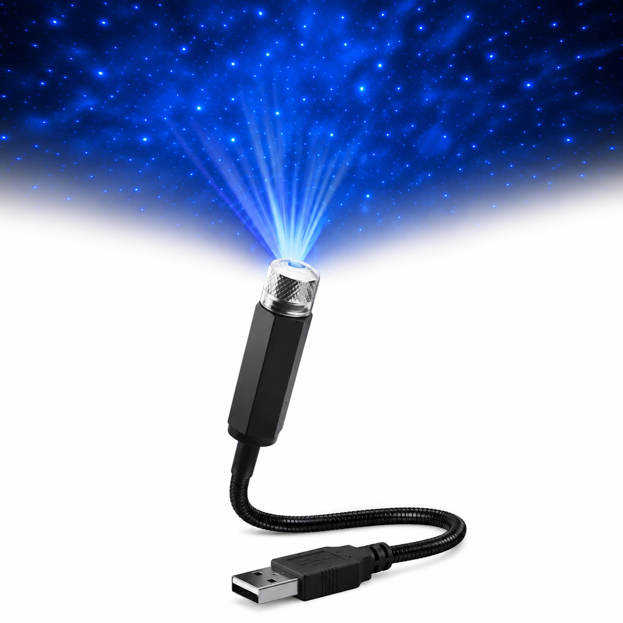 USB աստղային պրոյեկտոր լույս մեքենայի համար (USB Star Projector Atmosphere Light)