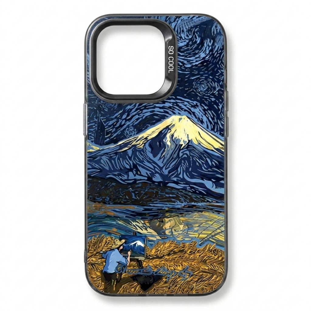 IPhone 7–17 Pro Max պատյան (case) – Վան Գոգ (Van Gogh) լեռներ