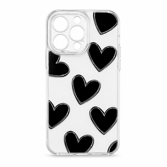 IPhone 15–17 Pro Max պատյան (case) – Սիրտ սև