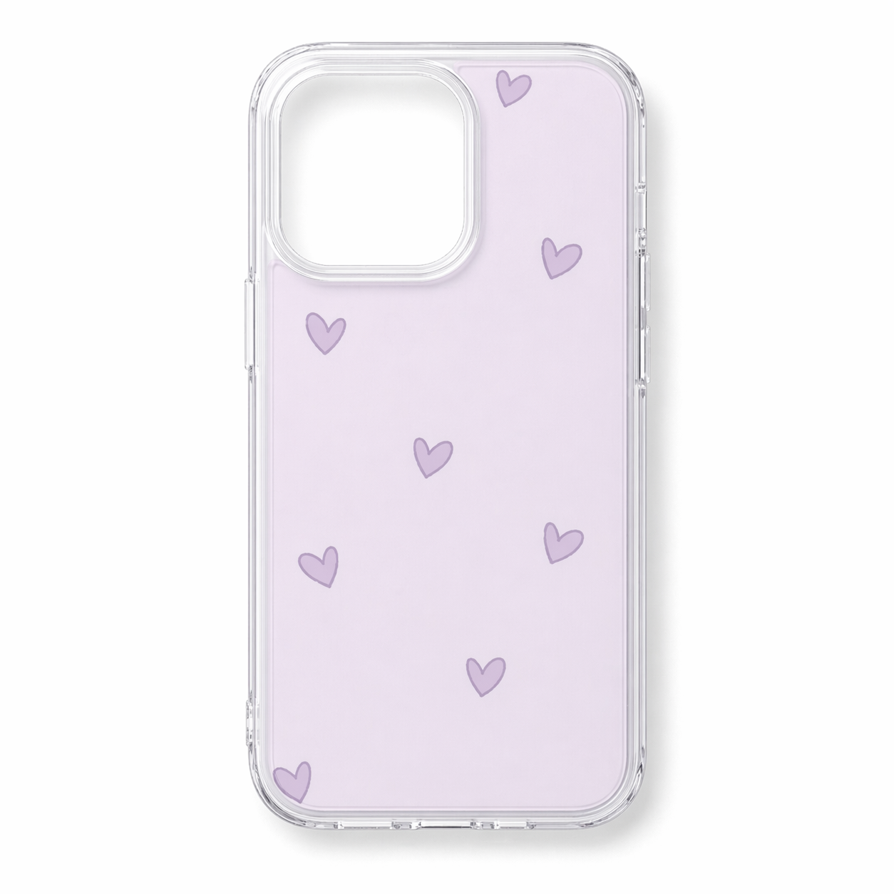 IPhone 15–17 Pro Max պատյան (case) – Սիրտ մանուշակագույն