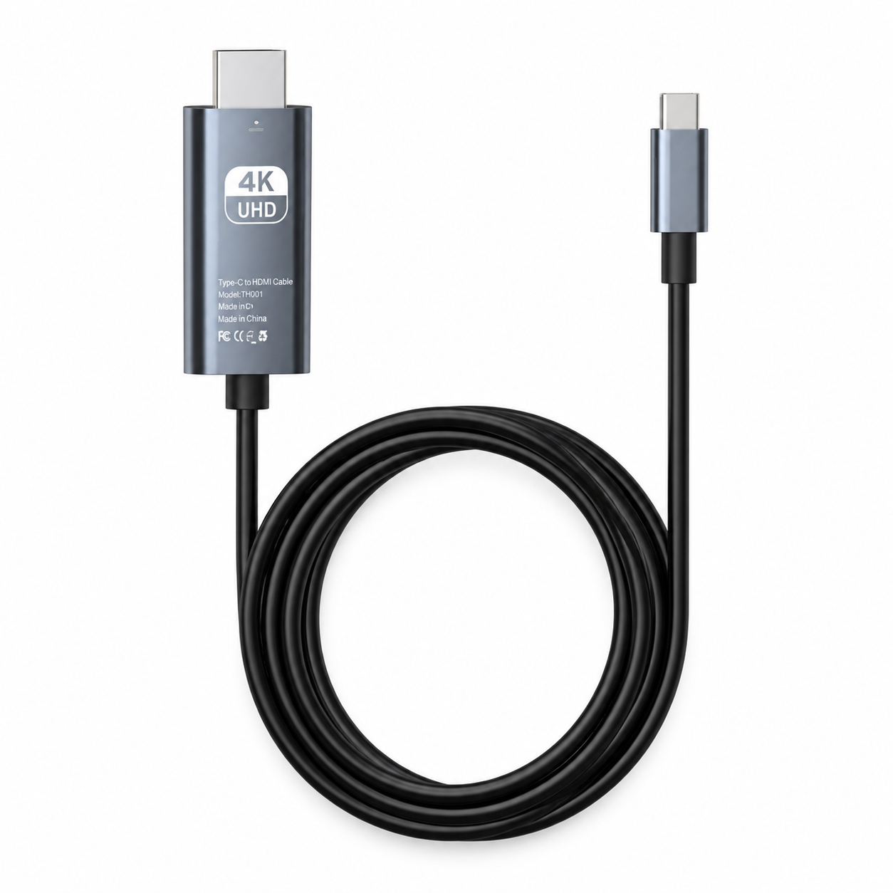Type-C to HDMI մալուխ (cable) 1.8 մ, 4K