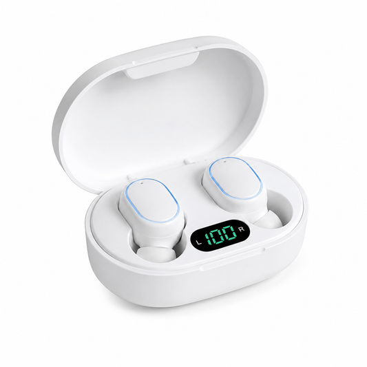 Անլար Bluetooth ականջակալներ լիցքավորման տուփով և էկրանով (TWS Wireless Bluetooth Earbuds)