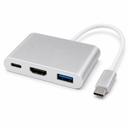 Type-C to HDTV 3 IN 1 Adapter Converter ադապտեր կոնվերտեր