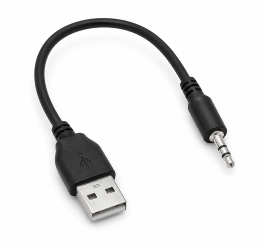 2.0 USB Male to Jack 3.5mm Cable մալուխ 20սմ