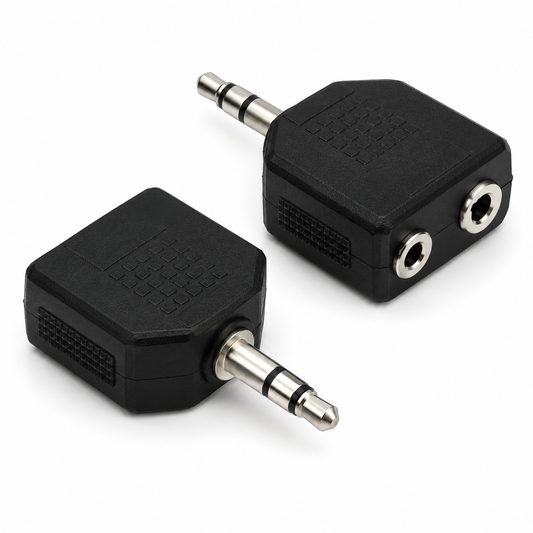 Jack 3.5mm to 2*3.5 Female Adapter աուդիո ադապտեր