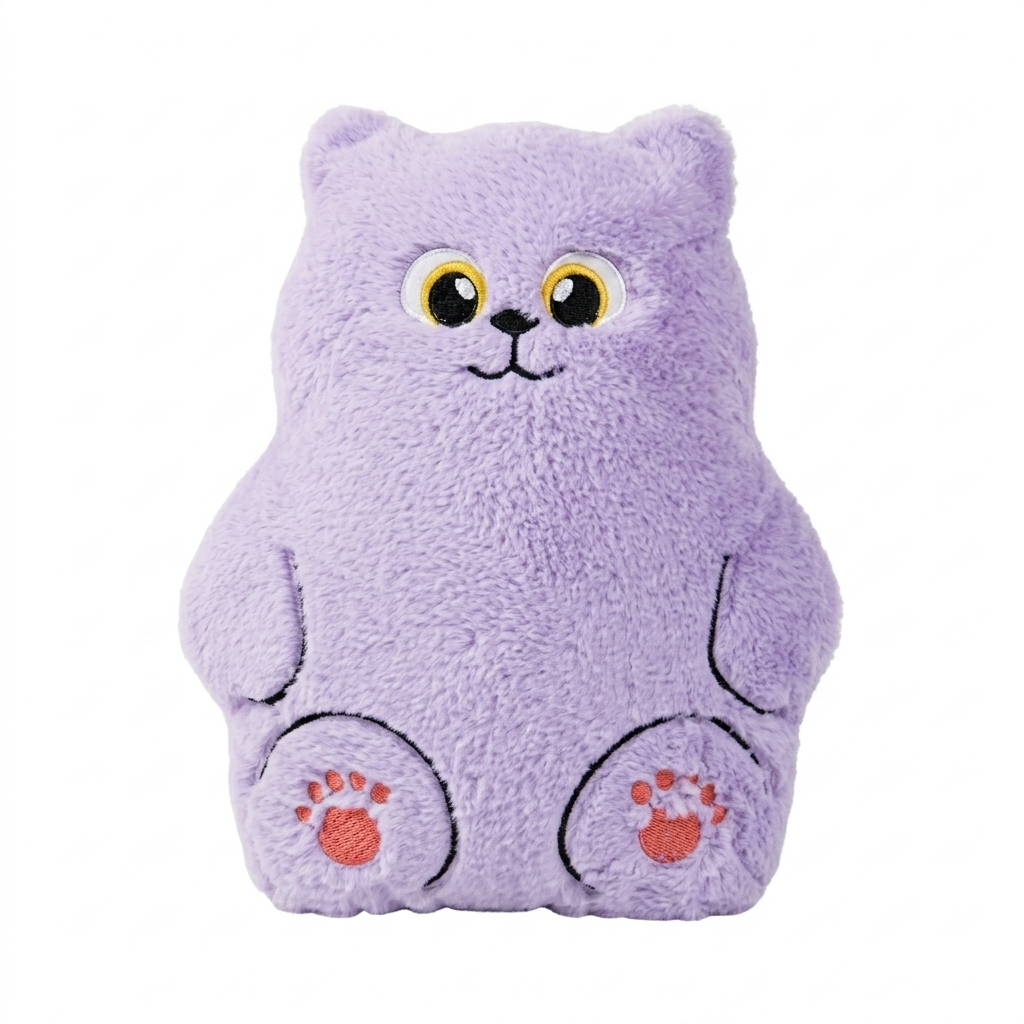 Փափուկ մանուշակագույն կատու խաղալիք Soft Purple Cat Plush Toy