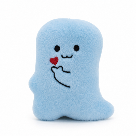 Փափուկ կապույտ ուրվական խաղալիք Soft Blue Ghost Plush Toy