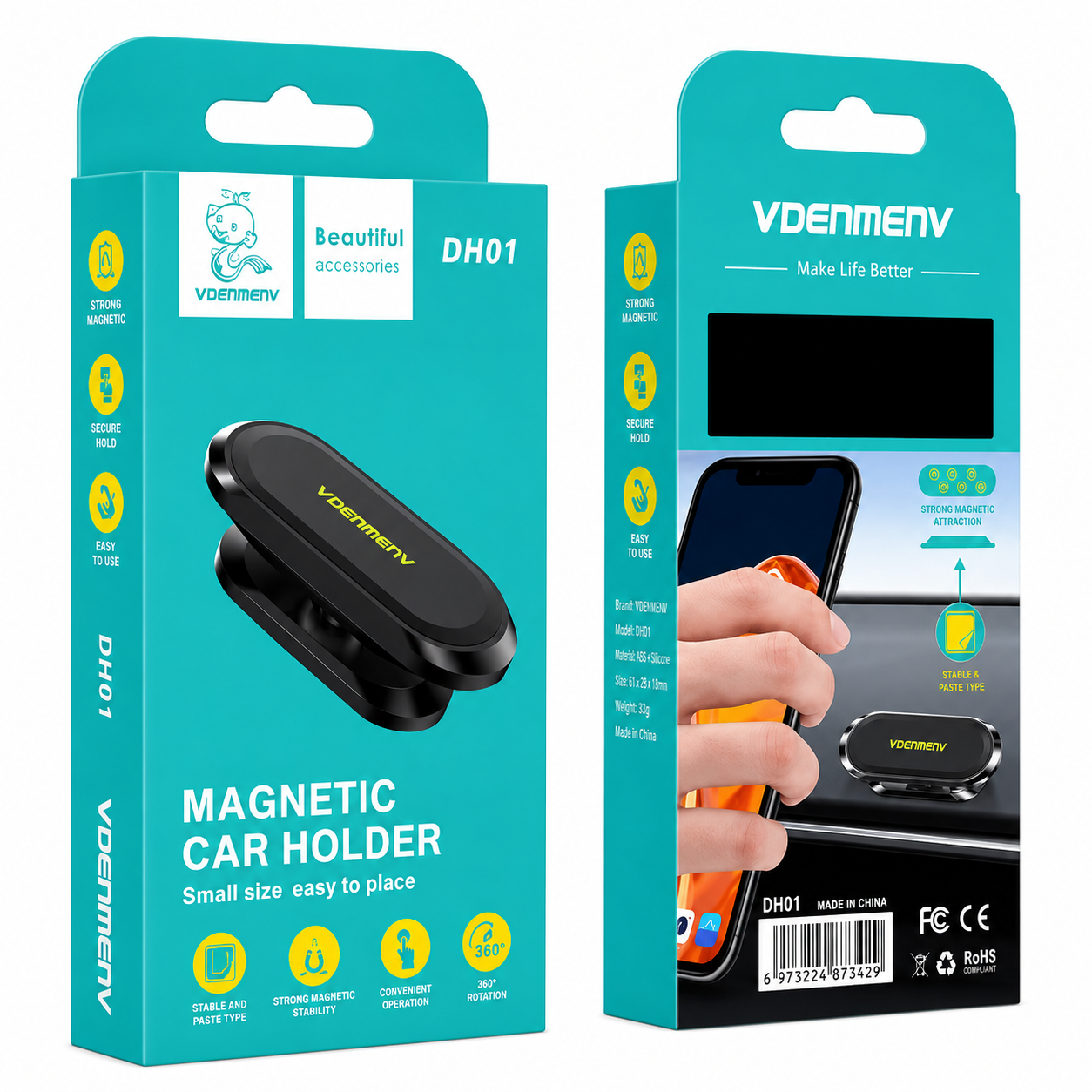 DH01 Magnetic Car Holder մեքենայի մագնիսական պահիչ