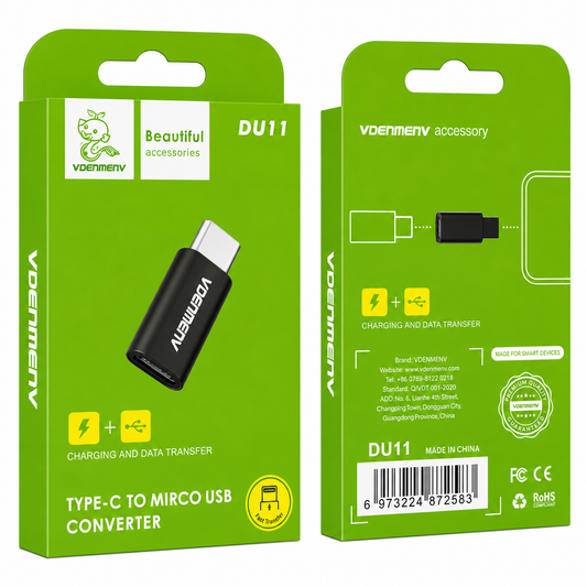 DU11 Type-C to Micro USB Converter կոնվերտեր